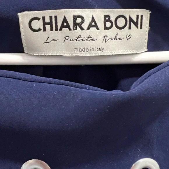 Chiara Boni La Petite Robe Mini Dress with Silver Grommets